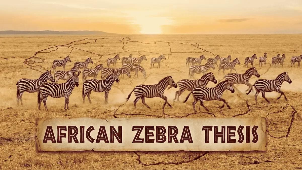 The African Zebra Thesis: DAZZLE Them